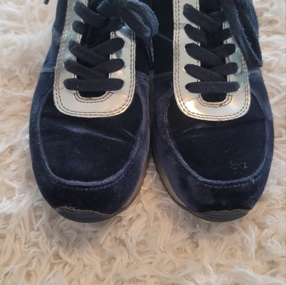 Michael Kors Allie Velvet Sneaker - Picture 3 of 9